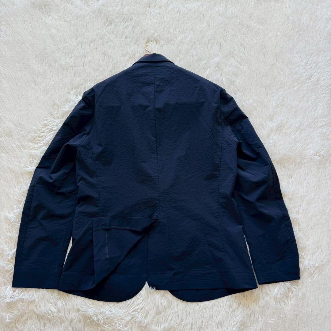 adidas 伊勢丹✨ICON JACKET シアサッカー　ネイビー　2XL