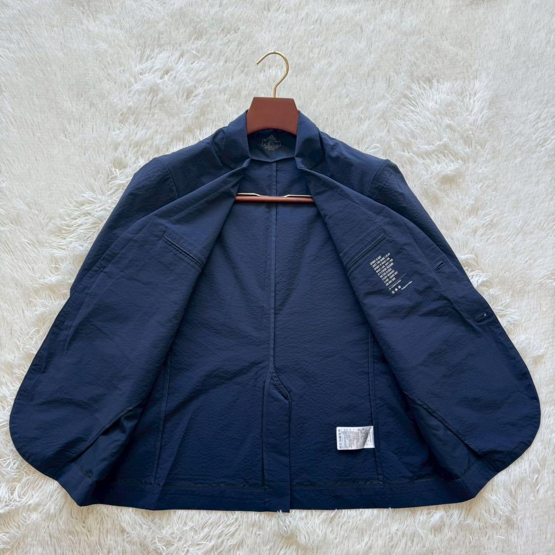 adidas 伊勢丹✨ICON JACKET シアサッカー　ネイビー　2XL
