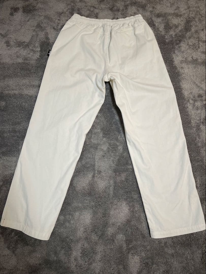 Stussy BEACH PANTS WHITE 25SS サイズM