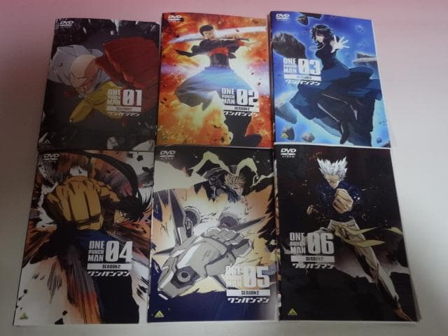 DVD ワンパンマン 1期+2期 12巻 全巻 レンタル