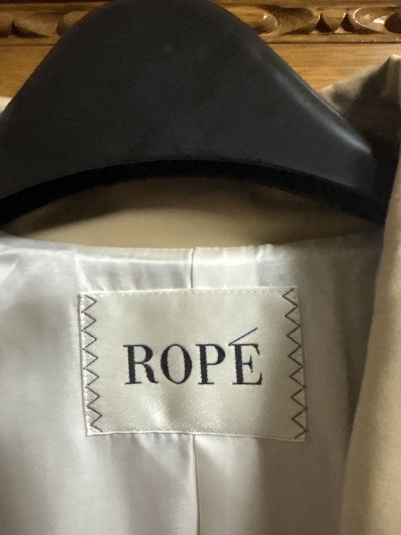 三尋木コラボ　ロペ　ROPE ステンカラーコート　38