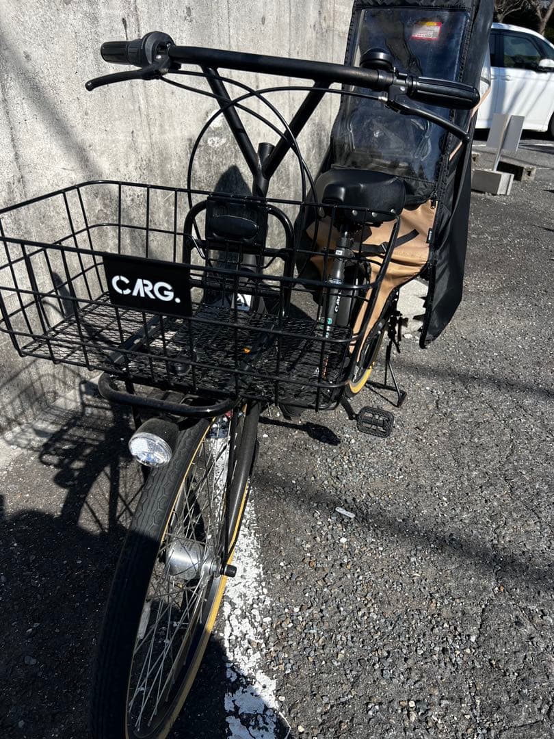 3月末まで値下げ【送料込み】自転車 チャイルドシート 雨よけカバー 変速機付き