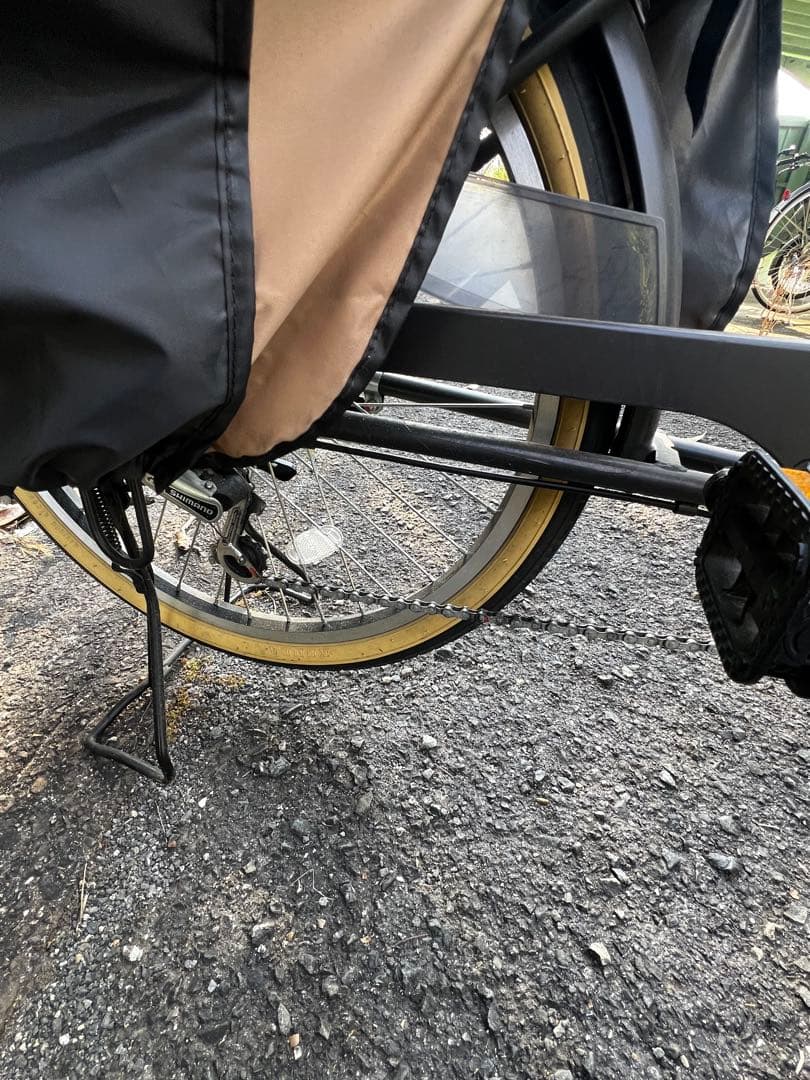 3月末まで値下げ【送料込み】自転車 チャイルドシート 雨よけカバー 変速機付き
