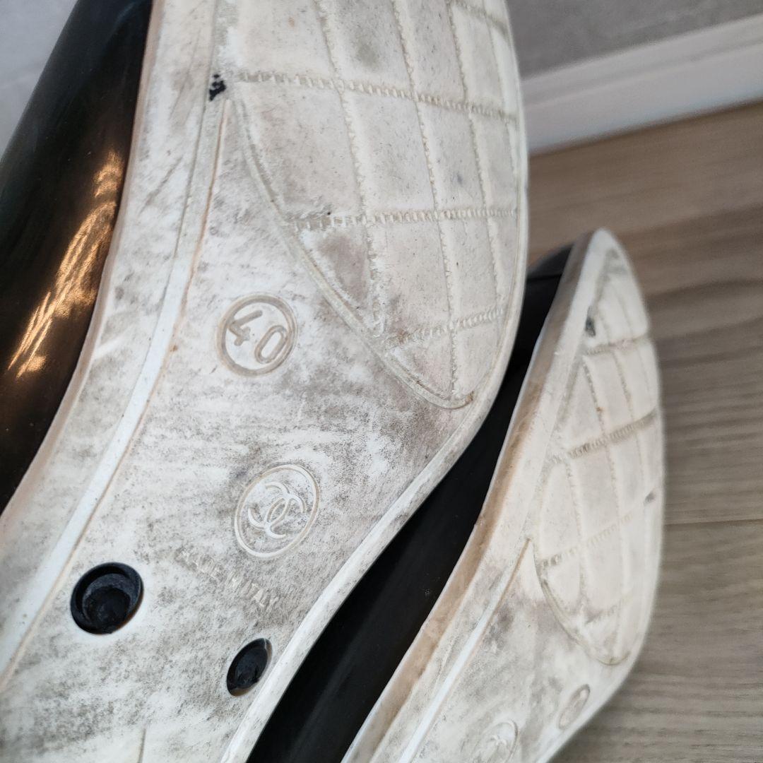 シャネル　CHANEL　レインブーツ　レインシューズ　レディース　40