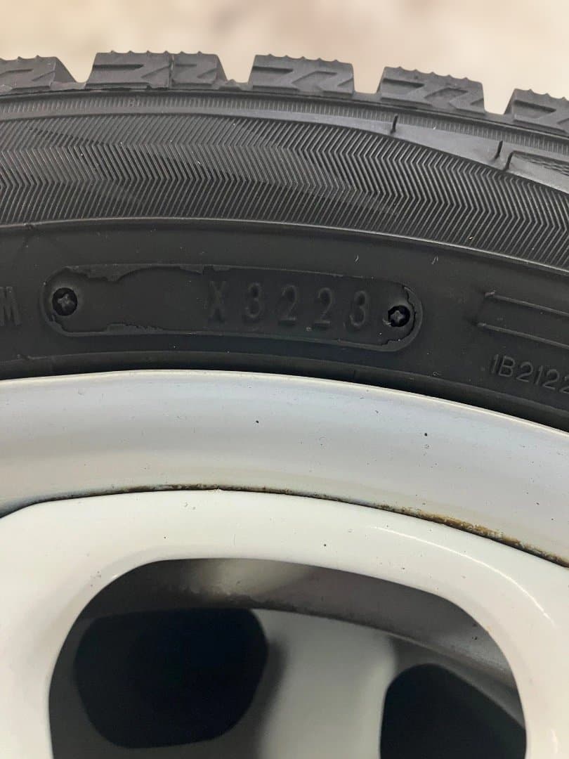 ②ハスラー純正ホイール　スタッドレスタイヤ付き２本！