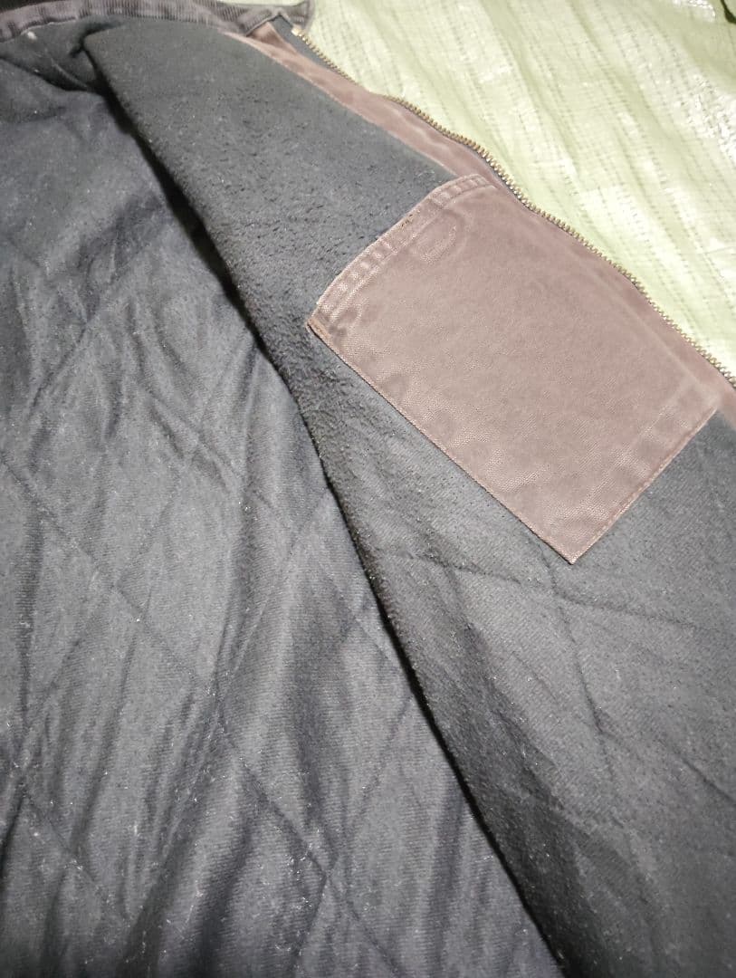 グ*ん様 6日オークション価格　Carhartt サンタフェジャケット　焦茶　2