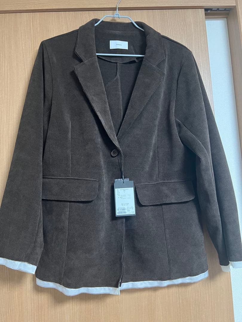 新品　kastane コーデュロイオーバージャケット