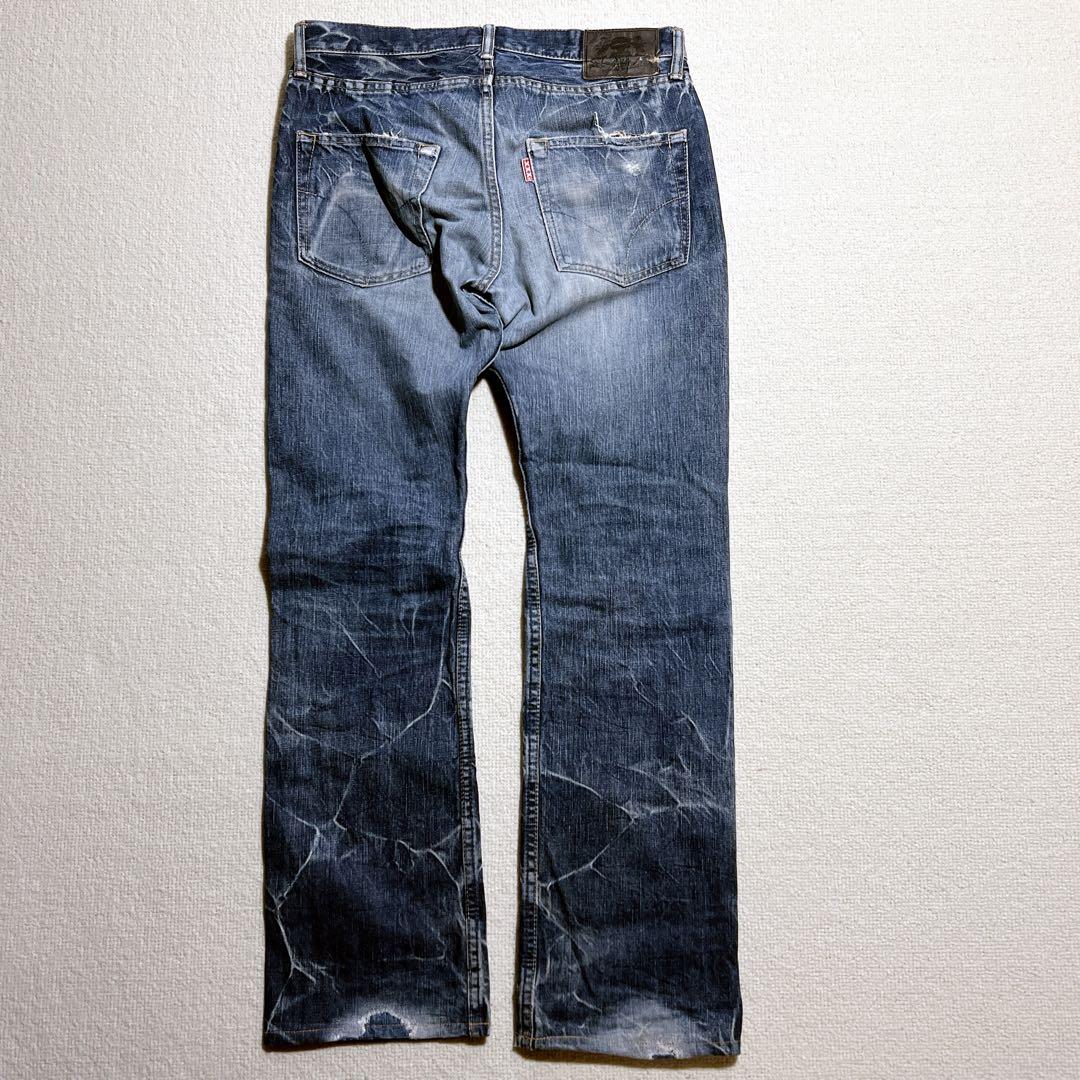 廃盤✨️HYSTERIC GLAMOUR スタッズデニム ラインストーン S