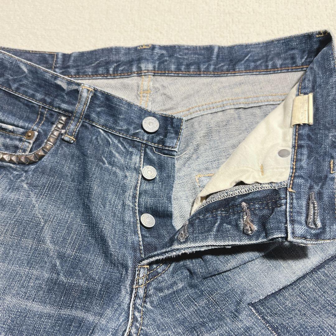 廃盤✨️HYSTERIC GLAMOUR スタッズデニム ラインストーン S