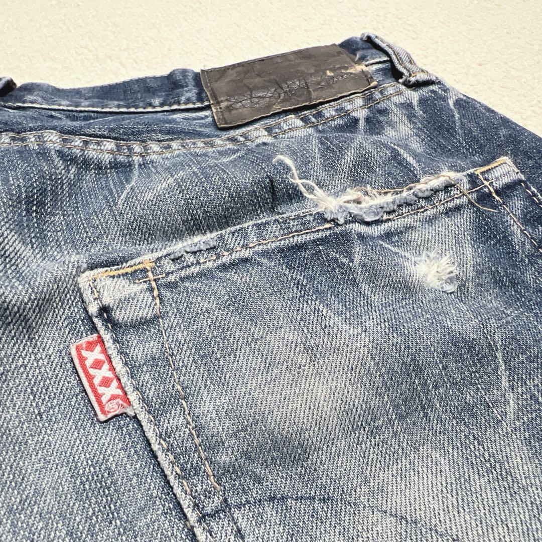 廃盤✨️HYSTERIC GLAMOUR スタッズデニム ラインストーン S