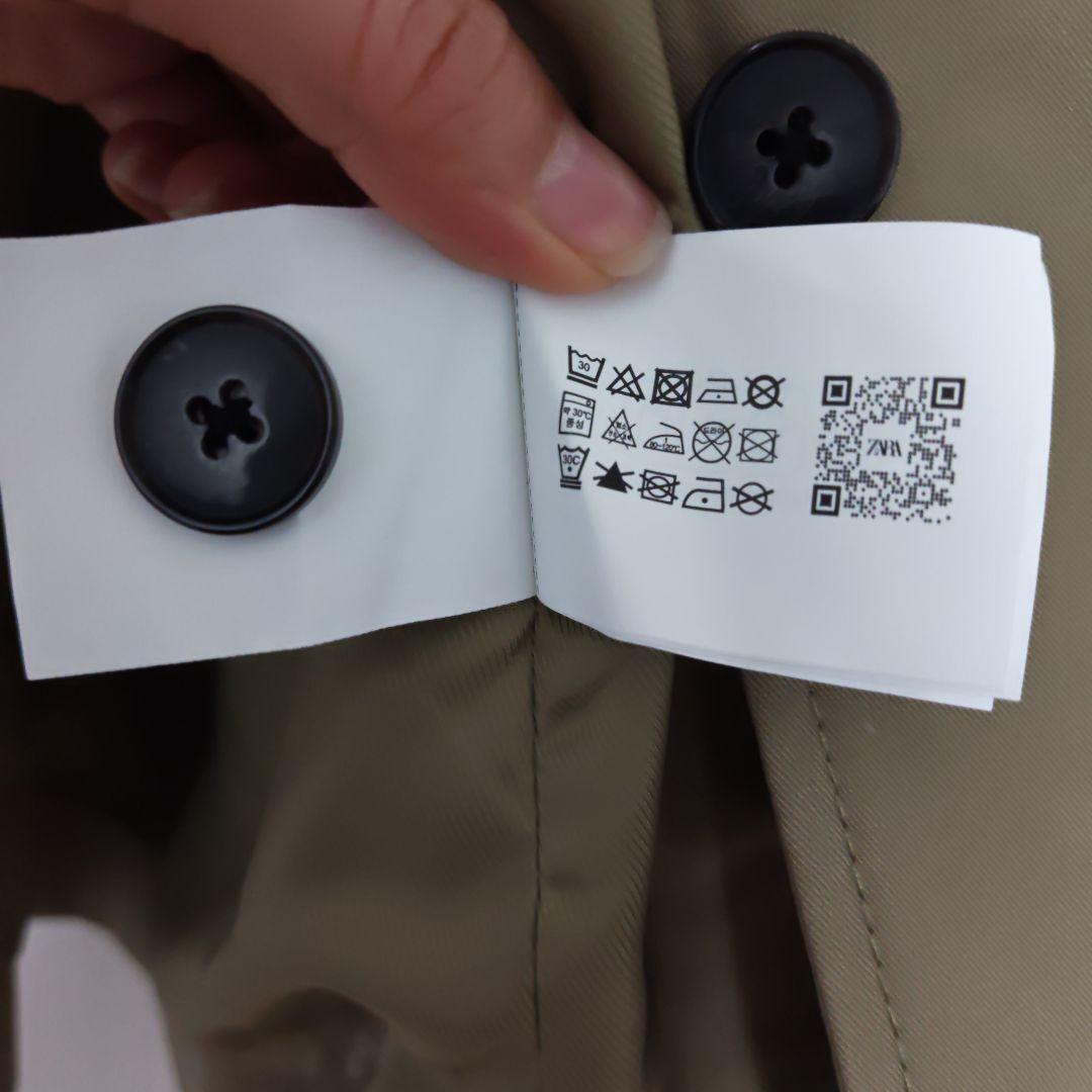 ZARA　オーバーサイズ ベージュ ケープジャケット
