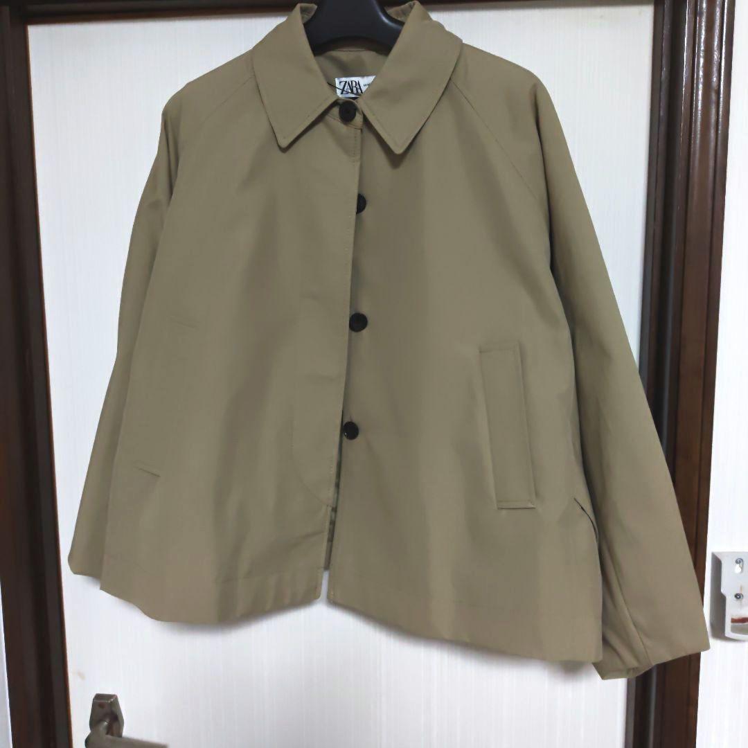 ZARA　オーバーサイズ ベージュ ケープジャケット