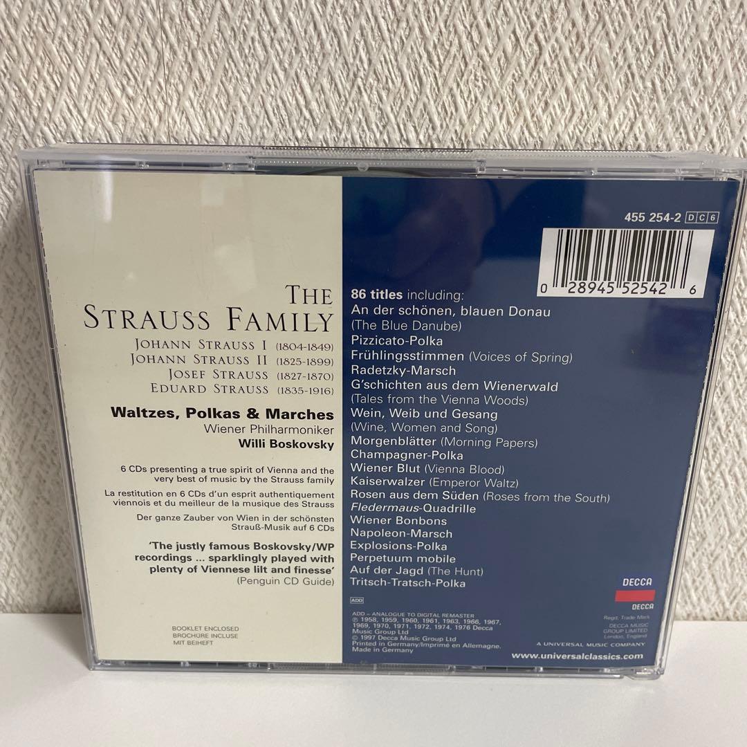 J.シュトラウス ワルツ、ポルカ、マーチ集 ボスコフスキー&ウィーン・フィルCD