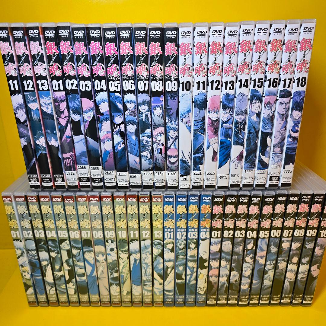 新品ケース交換済み 銀魂【DVD】シリーズ全104巻セット