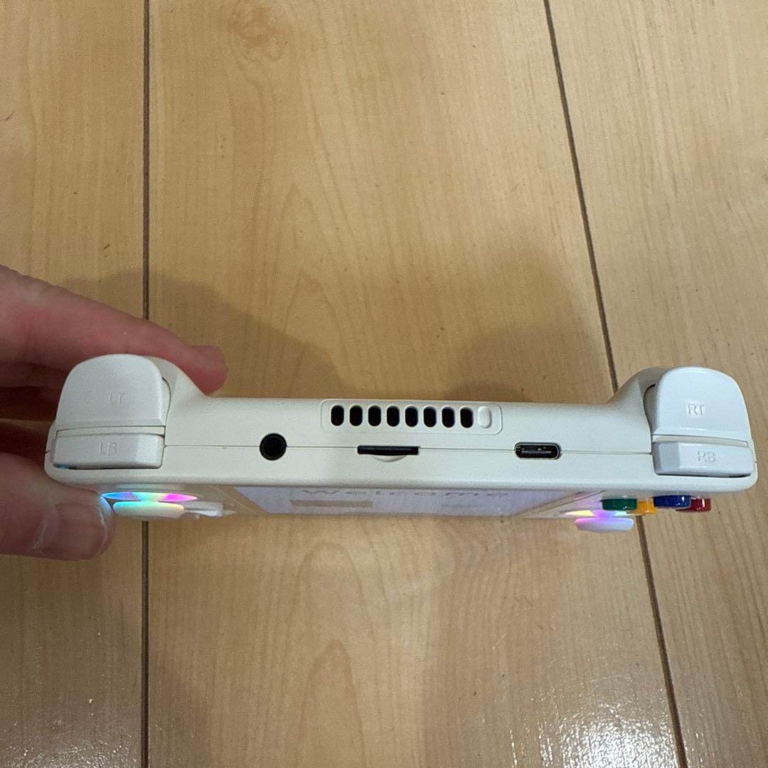 ANBERNIC RG Cube ベージュホワイト 純正ケース付き