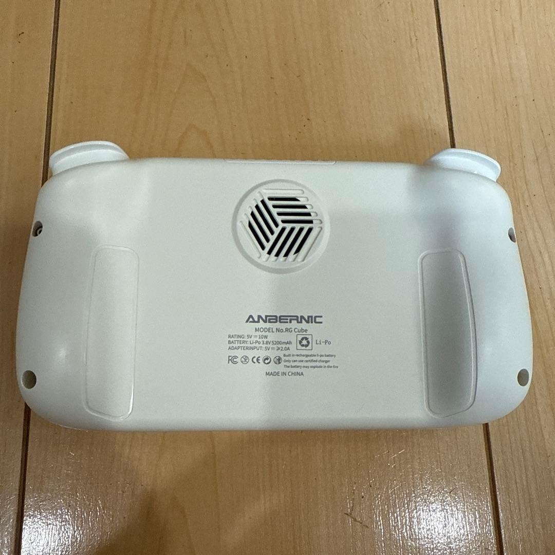 ANBERNIC RG Cube ベージュホワイト 純正ケース付き