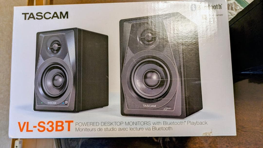 ✴️SALE！早い者勝　TASCAM/VL-S3BTスピーカ　アンプ内蔵　超美品