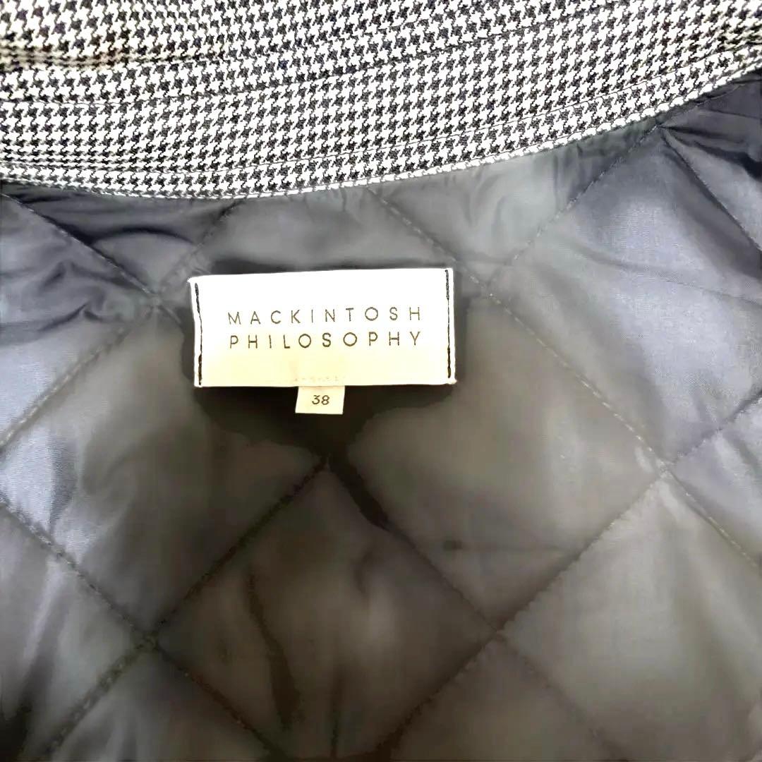 週末値下げMacintoshphilosophy キルティングウールコートM