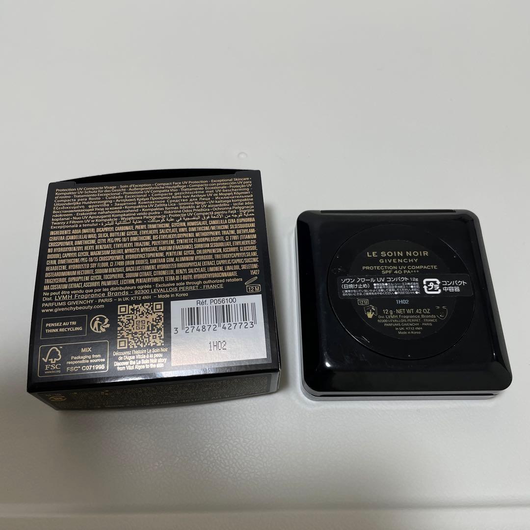 ジバンシィ　ソワン ノワール UV コンパクト 日焼け止め
