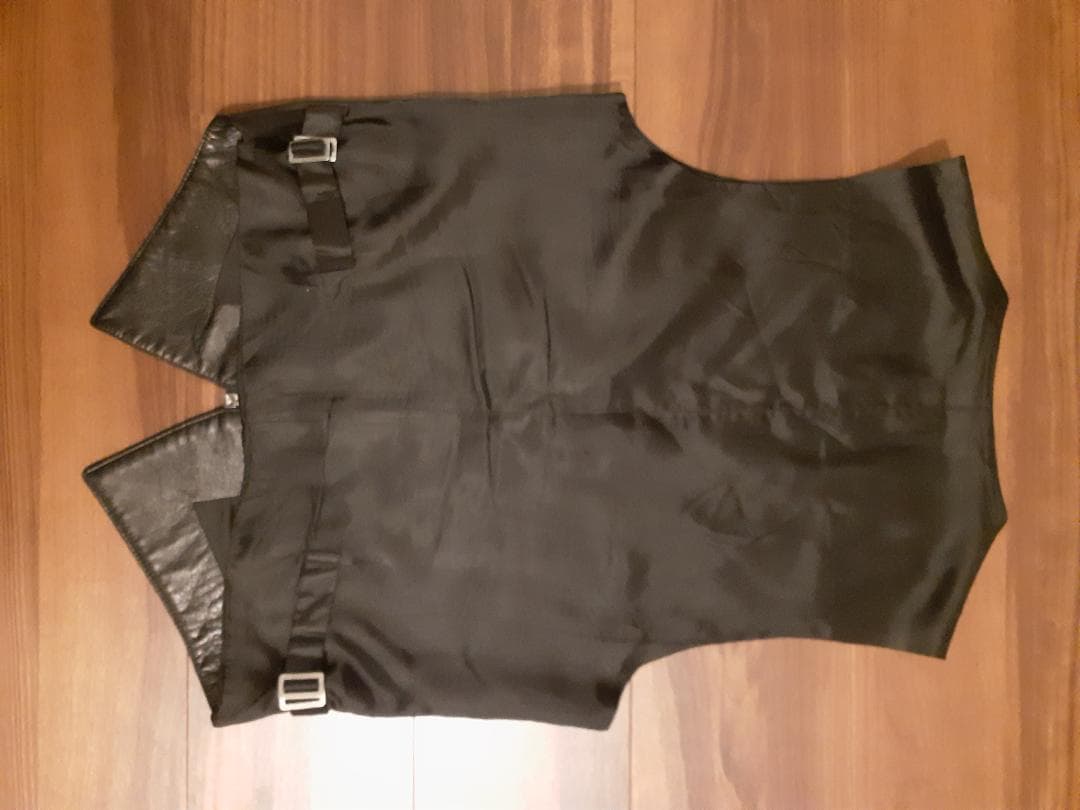 DiorHomme 07AW ディオールオム　エディ期 レザージレ ベスト 46