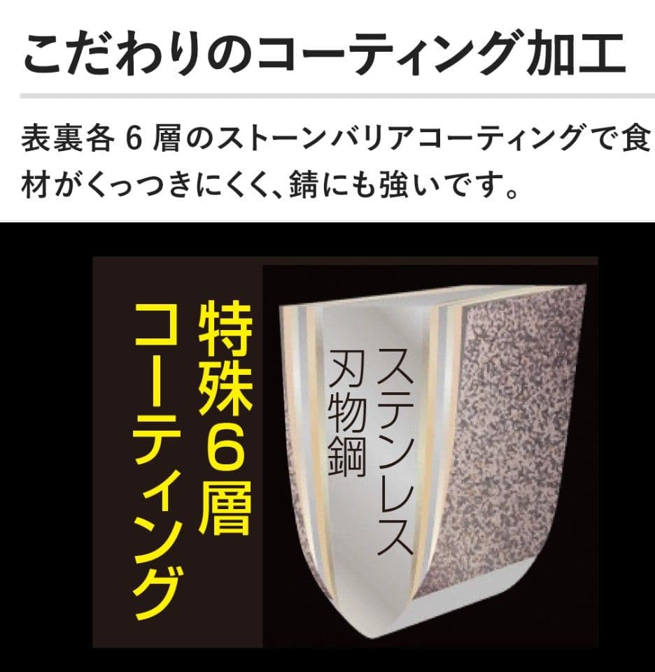 新品未開封 スーパーストーンバリア包丁 牛刀180mm ①