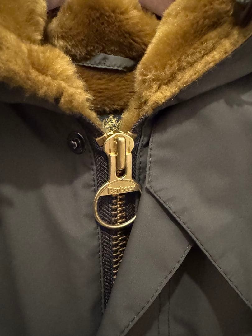 バブアー Barbour フーデッド ビデイル 裏ボア 38 オリーブ