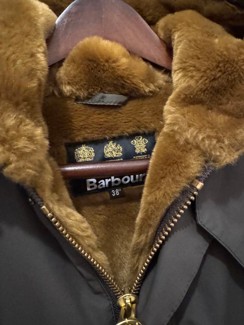 バブアー Barbour フーデッド ビデイル 裏ボア 38 オリーブ