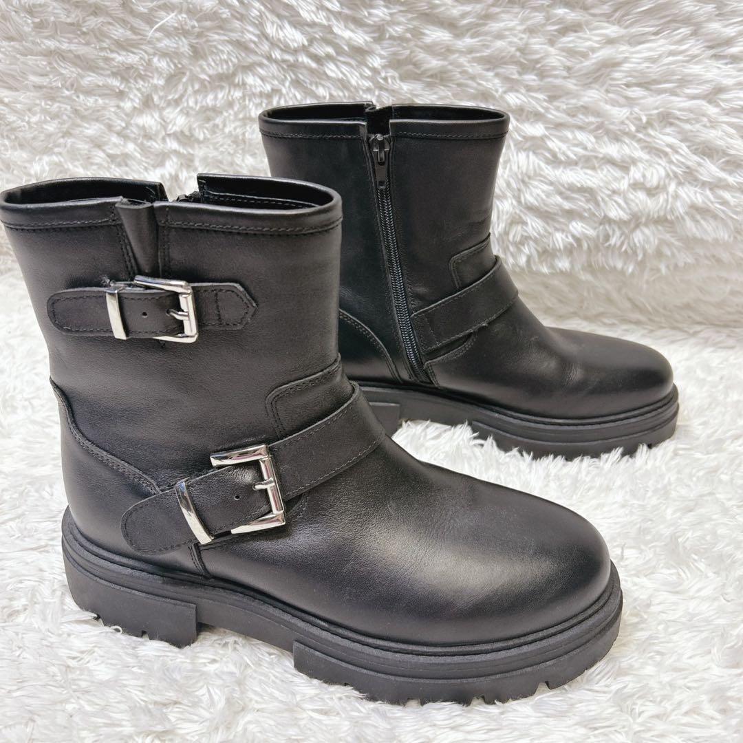 REMME レメ エンジニアブーツ ショートブーツ 黒 24cm