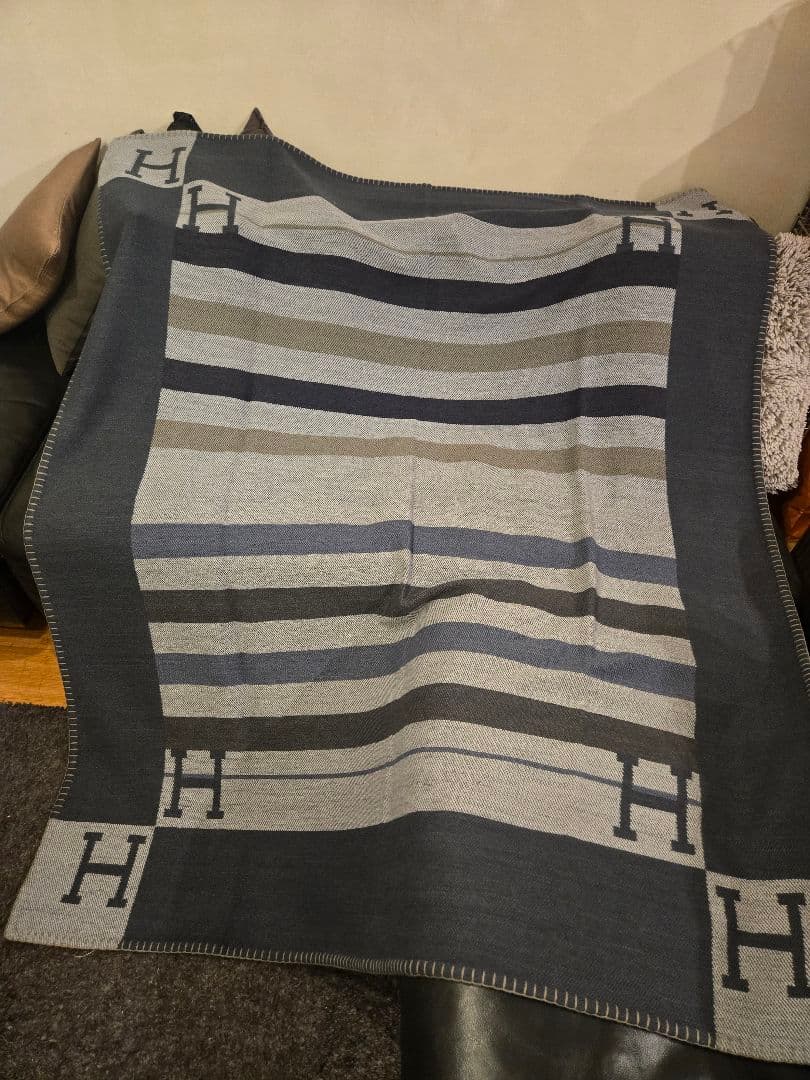エルメス HERMES ブランケット カシミヤ100% 希少