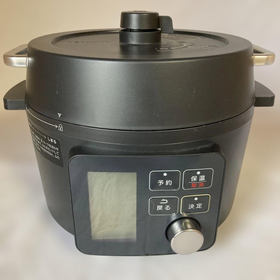 【ほぼ新品】アイリスオーヤマ 電気圧力鍋 2.2L KPC-MA2-B