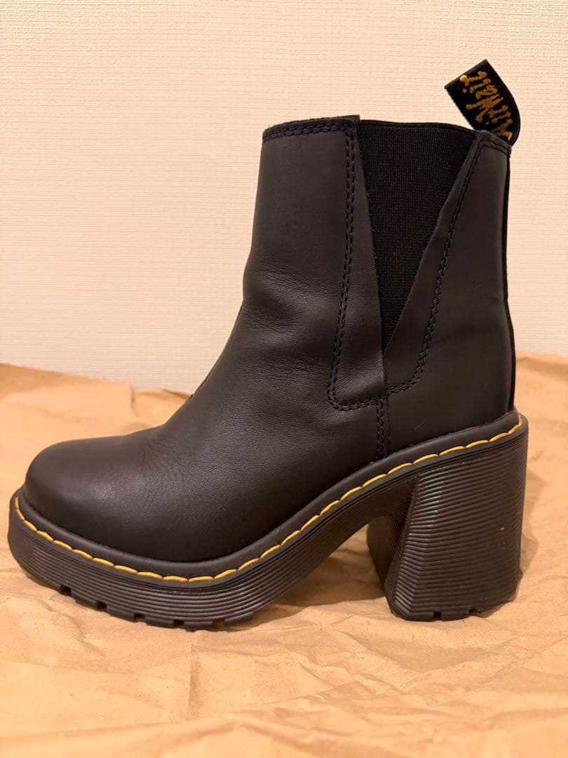 ドクターマーチン SPENCE チェルシーブーツ　チャンキーヒール UK5 黒