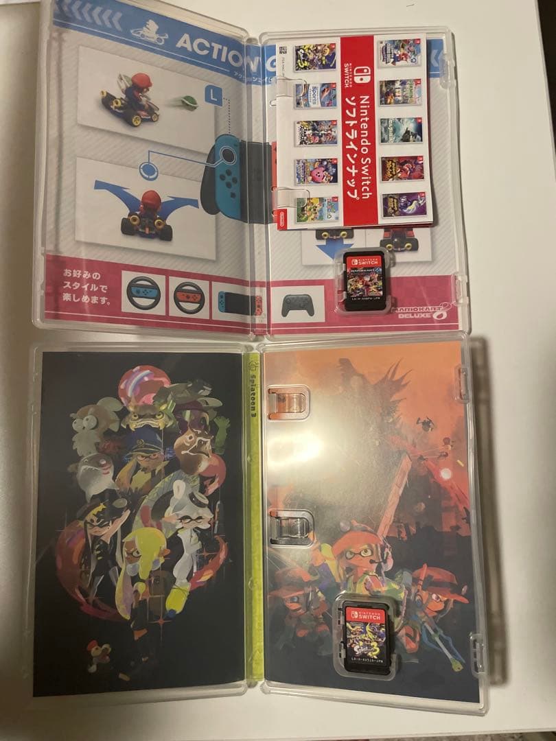 スプラトゥーン3とマリオカートセット