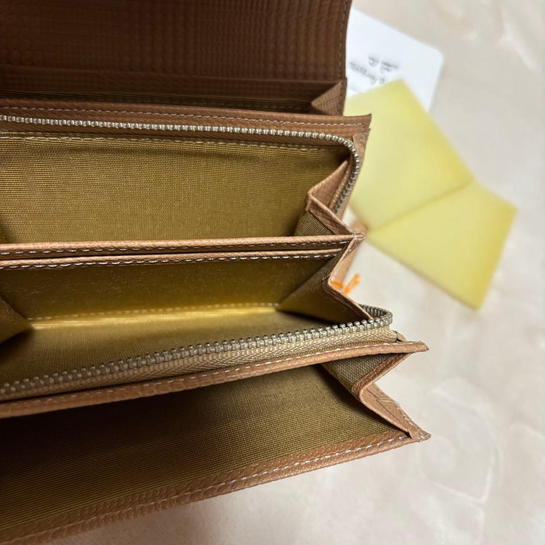 JeffreyFulvimari☆新品未使用　地図柄二つ折り財布牛革　折りたたみ
