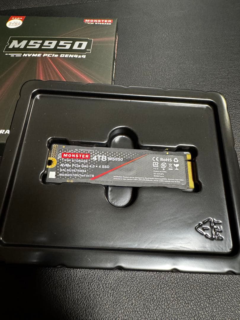 の*う様 MS950 M.2 2280 PCIe Gen4 ×4 NVMe 4T
