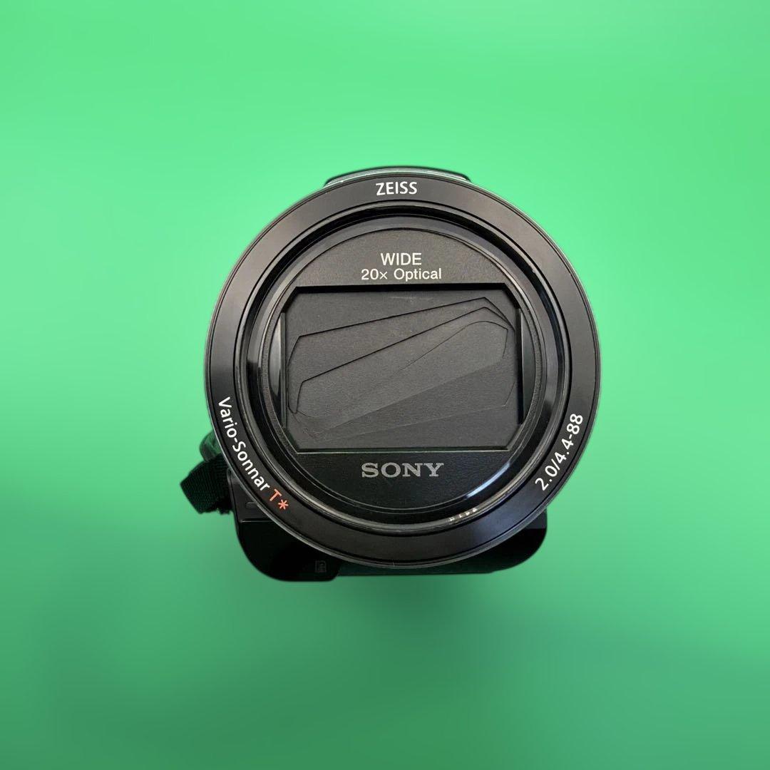 SONY ビデオカメラ FDR-AX40 4K 光学20倍 黒 ハンディカム