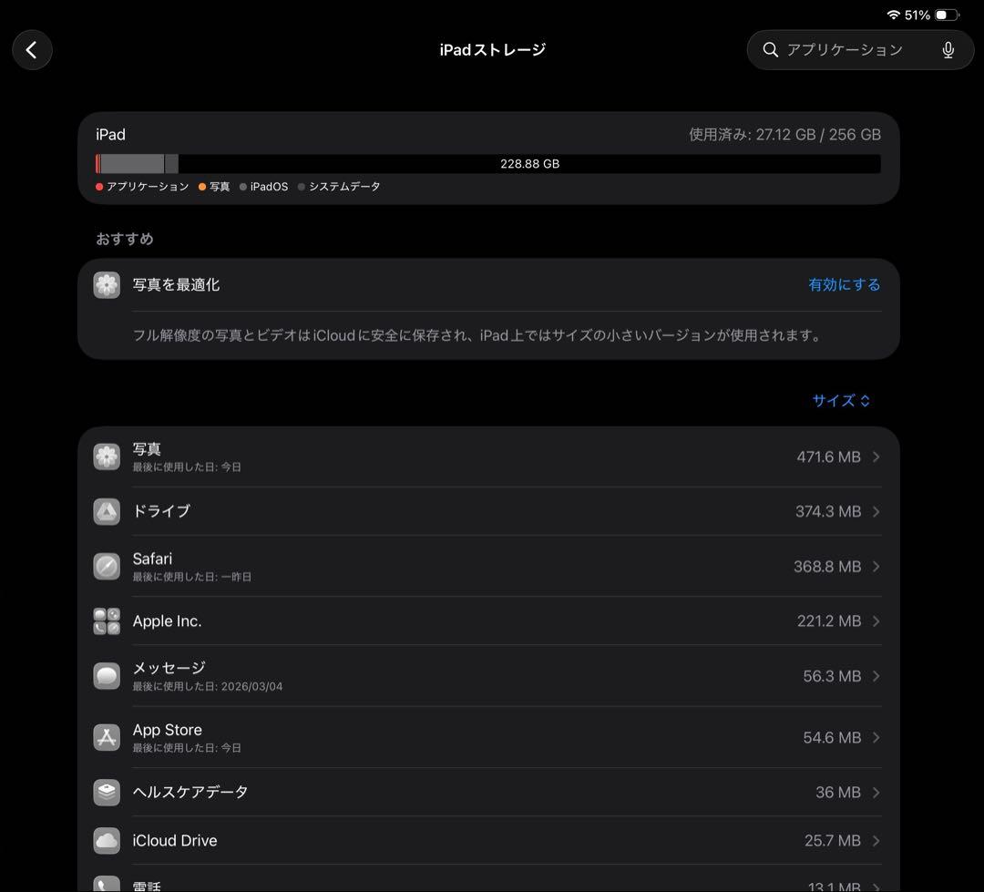 Apple iPad Pro 11インチ (M4) 256GB Wi-Fi