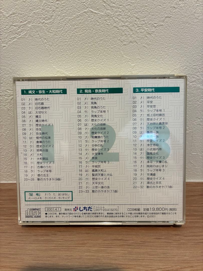 れきし探訪 CDセット　七田式