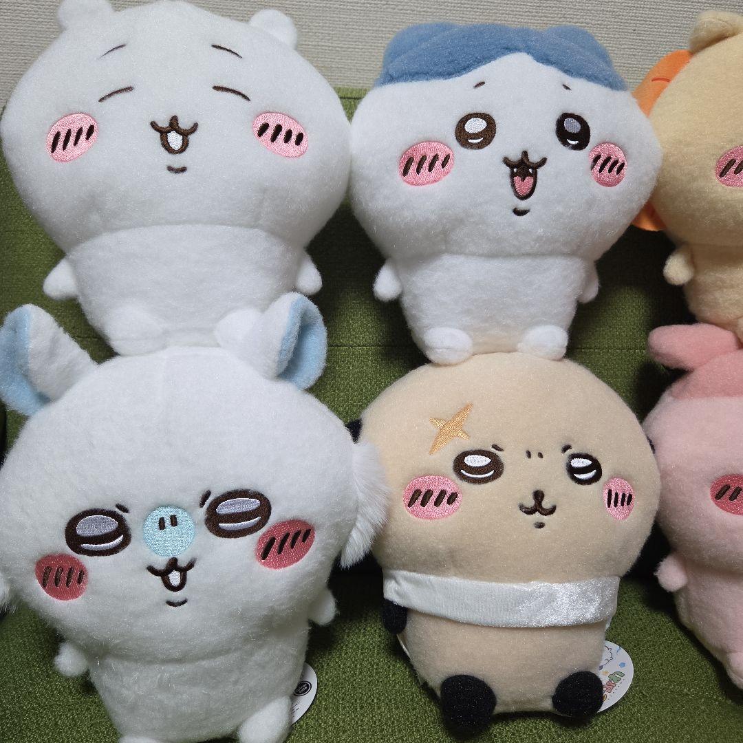 早者勝ち　ちいかわ　しーぷわぬいぐるみ①全4種②全4種　計8種コンプリート