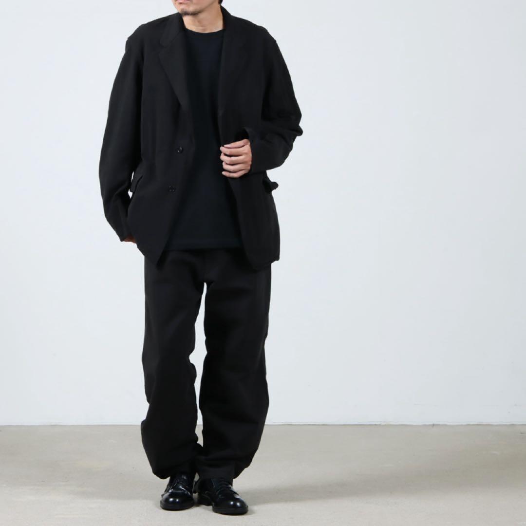 未使用品　COMOLI 製品染セットアップ　BLACK