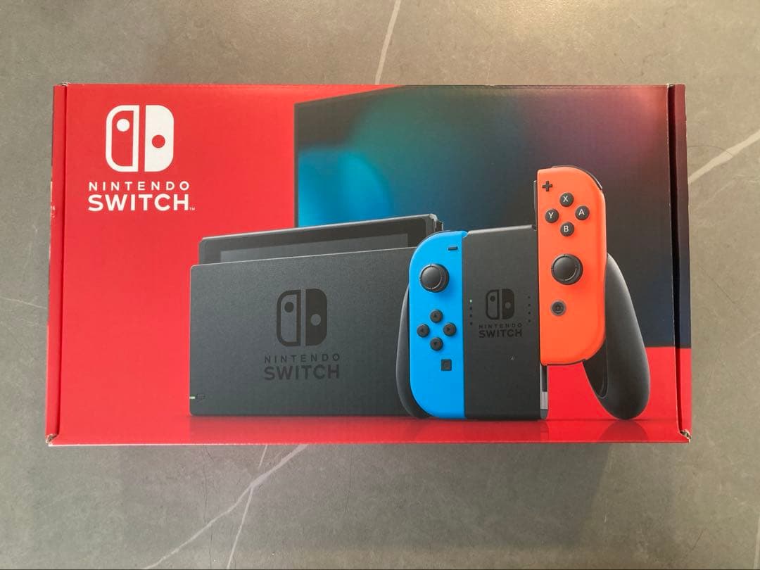 値引Nintendo Switchバッテリー強化版 ケース付き　ネオンレッド