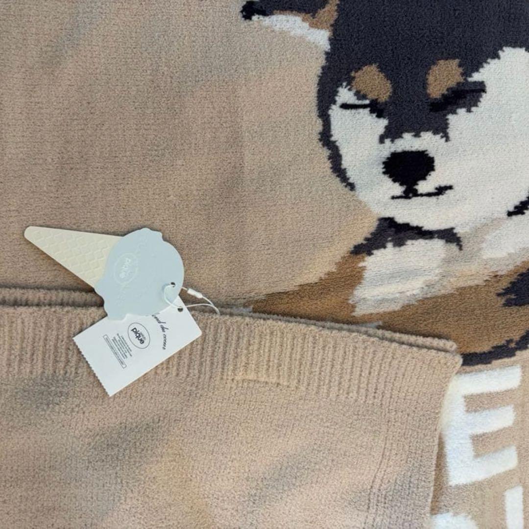 【即日発送/即完品/上野限定】ジェラピケ 柴犬　ブランケット　ジェラートピケ