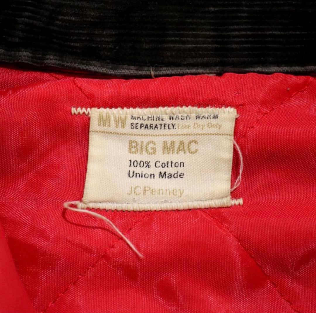 70s ヴィンテージ ビッグマック BIGMAC 裏地キルティング カバーオール