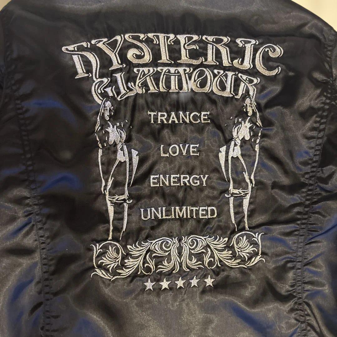 ヒステリックグラマー DOUBLE STONED WOMENフルZIP ブルゾン