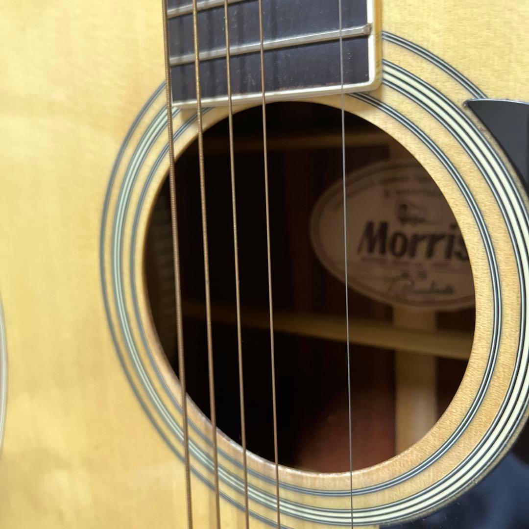 美品 Morris W-20 アコースティックギター　弦欠品ありソフトケース付き