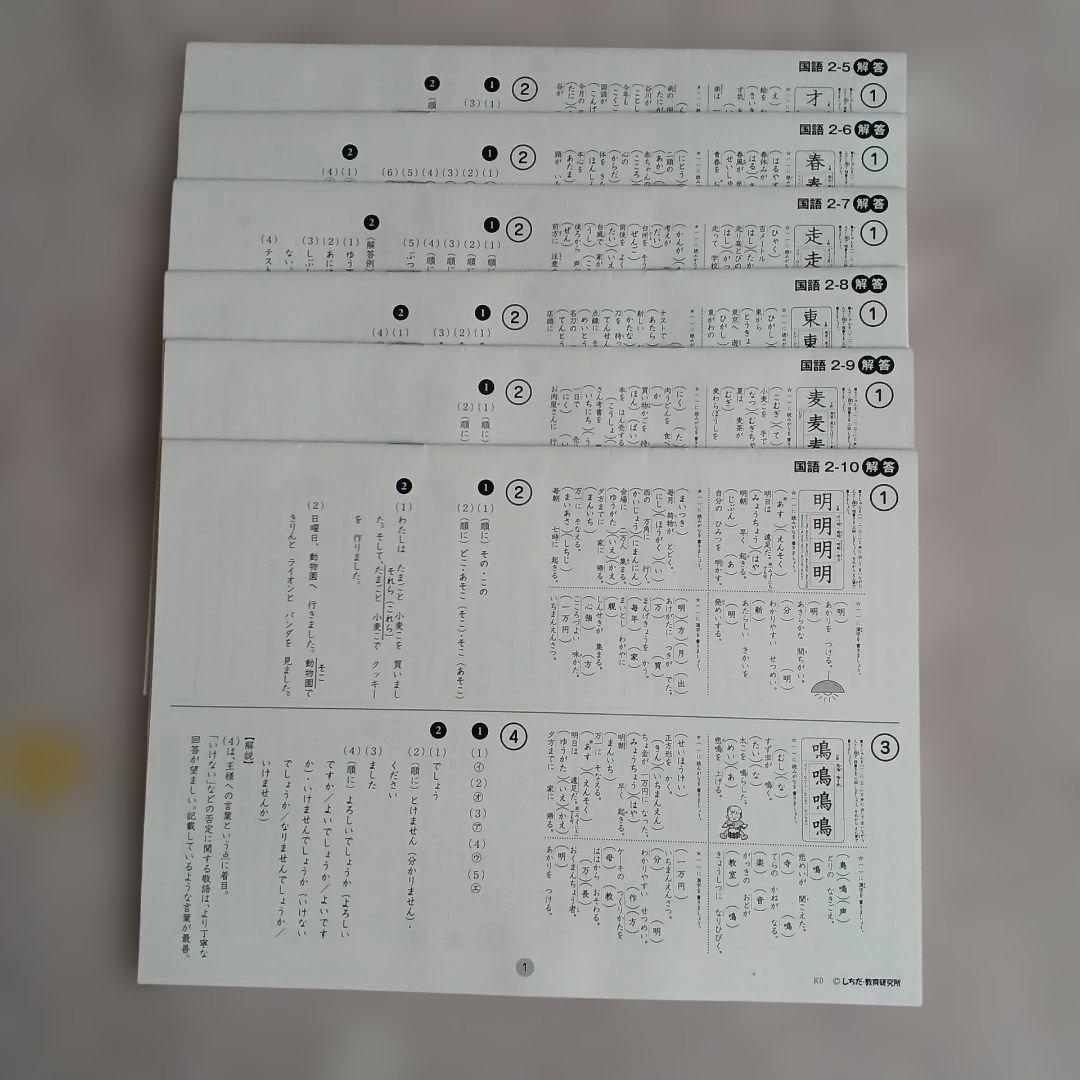 【新品未使用】七田式小学生プリント思考力国語・算数 2年生