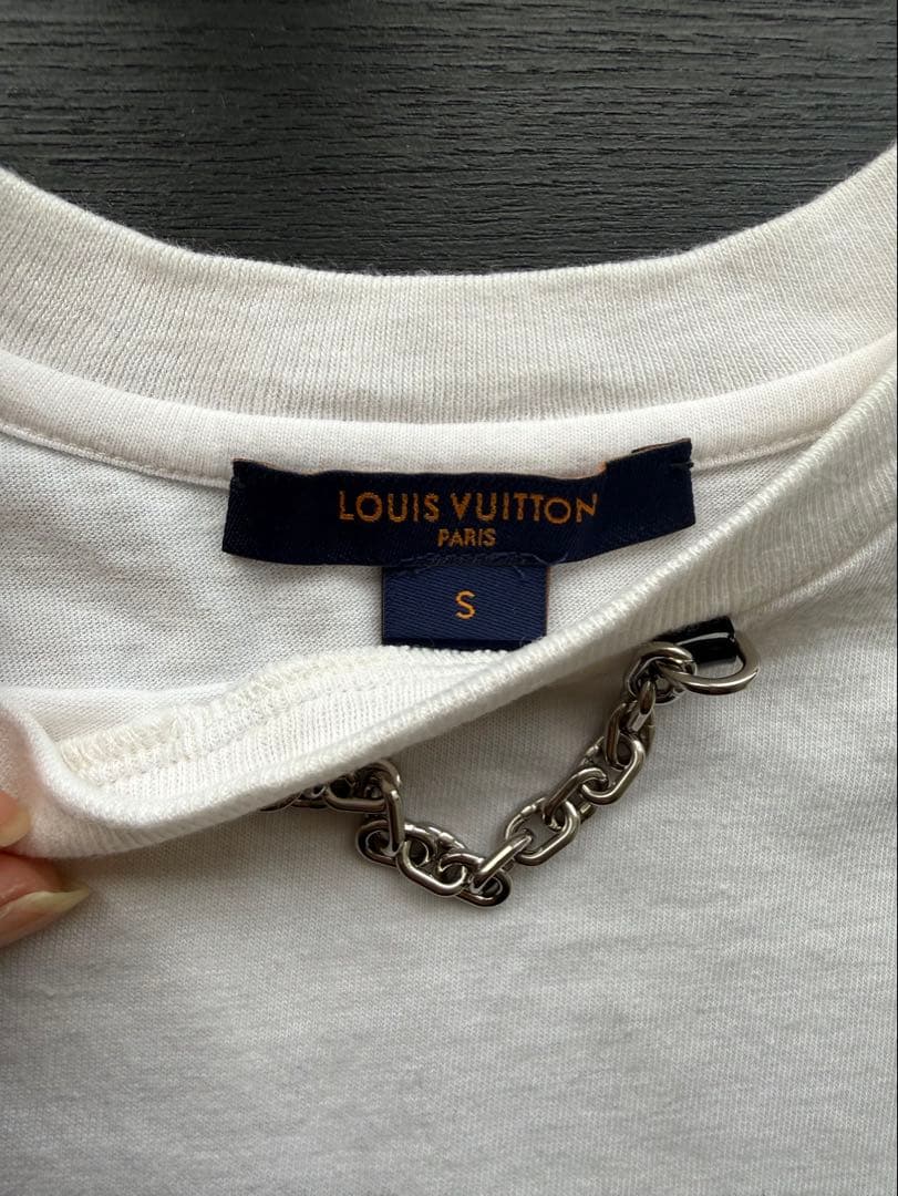 Lulu LOUIS VUITTON ホワイト Tシャツ Sサイズ