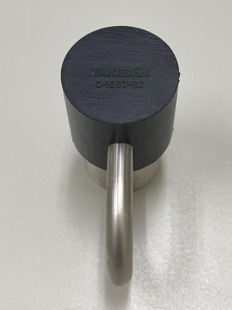 タキゲン製　C-1557(#TAK80) ステンレス パドロック　ゴムキャップ付