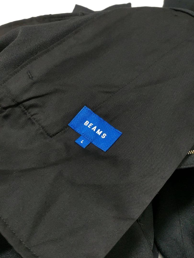 【新品】BEAMS　SOLOTEX SHOECUT PANTS　L　ブラック