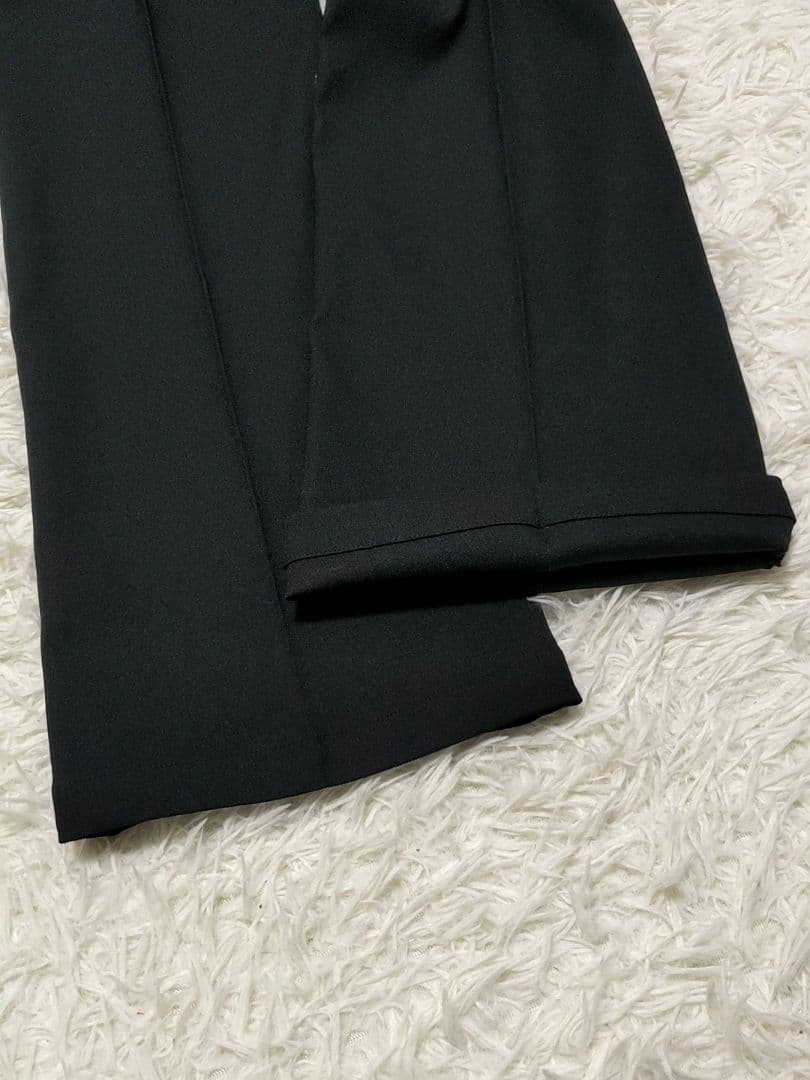 【新品】BEAMS　SOLOTEX SHOECUT PANTS　L　ブラック