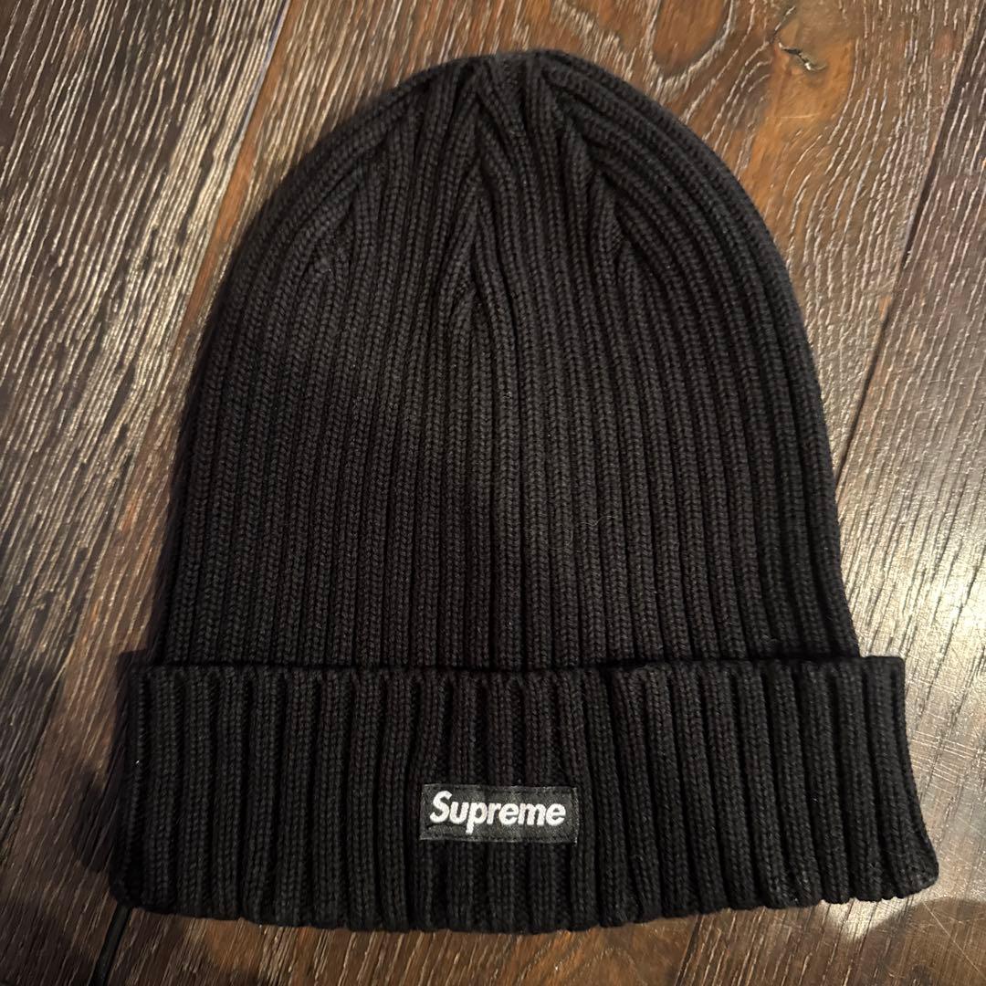 Supreme Overdyed Beanie Black ビーニー　黒